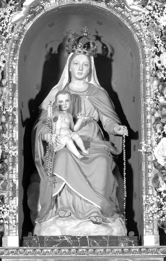 Madonna con Bambino (statua) - manifattura emiliana (fine sec. XIX)