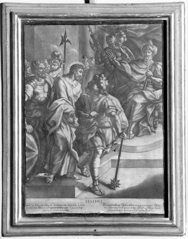 stazioni della via Crucis (incisione, ciclo) di Haid Lorenz (sec. XVIII)