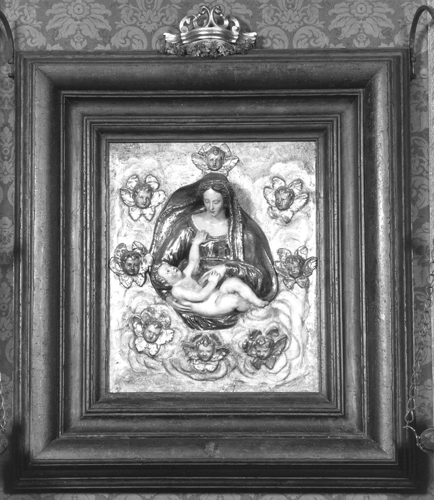 Madonna con Bambino (rilievo) - manifattura emiliana (prima metà sec. XVIII)