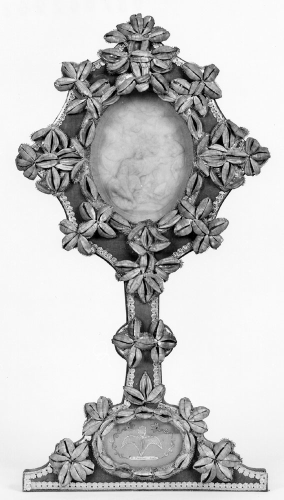 reliquiario - a ostensorio - manifattura emiliana (sec. XVIII)