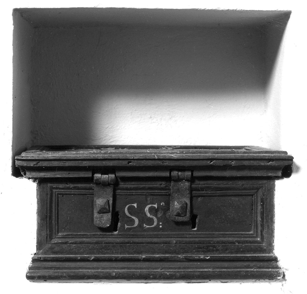 cassetta per elemosine - manifattura emiliana (sec. XVIII)