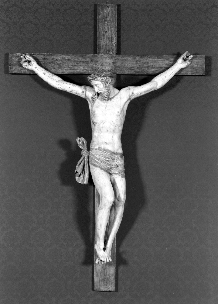 Cristo crocifisso (statua) - manifattura emiliana (sec. XVII)
