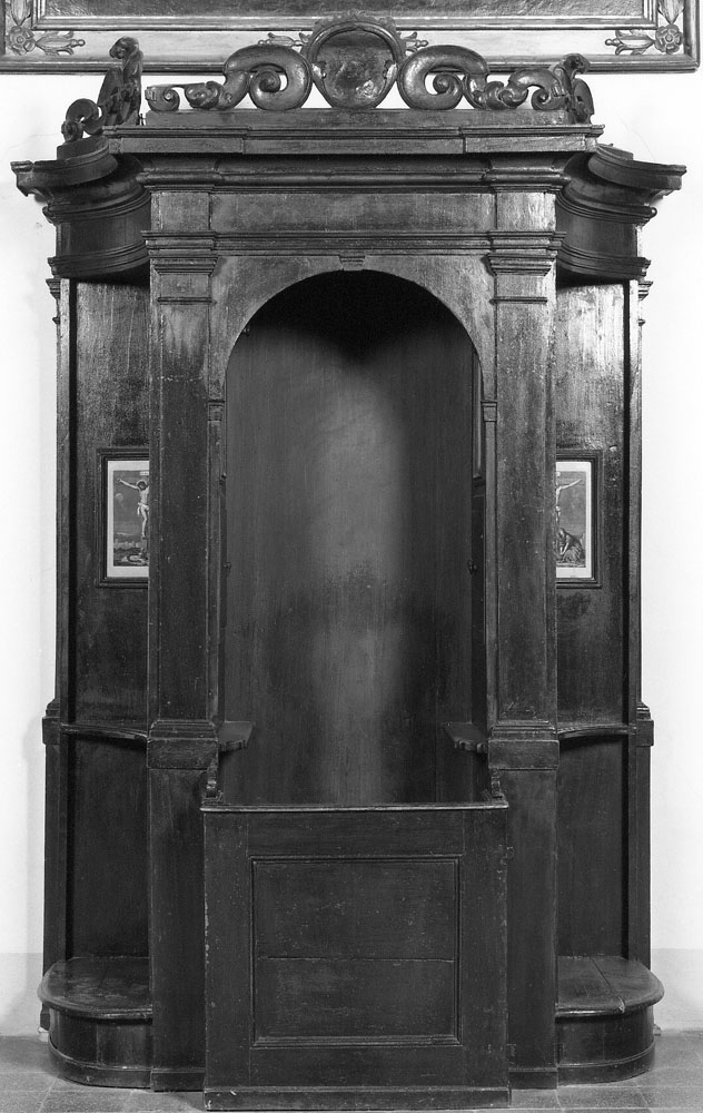 confessionale - manifattura emiliana (sec. XVIII)