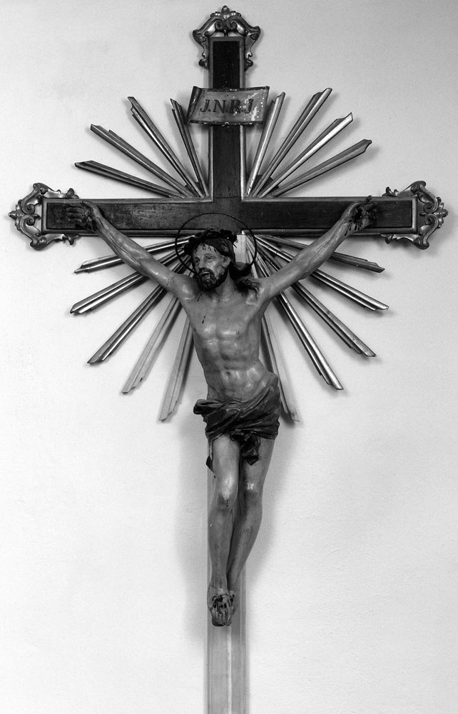 Cristo crocifisso (statua) - manifattura emiliana (sec. XVIII)