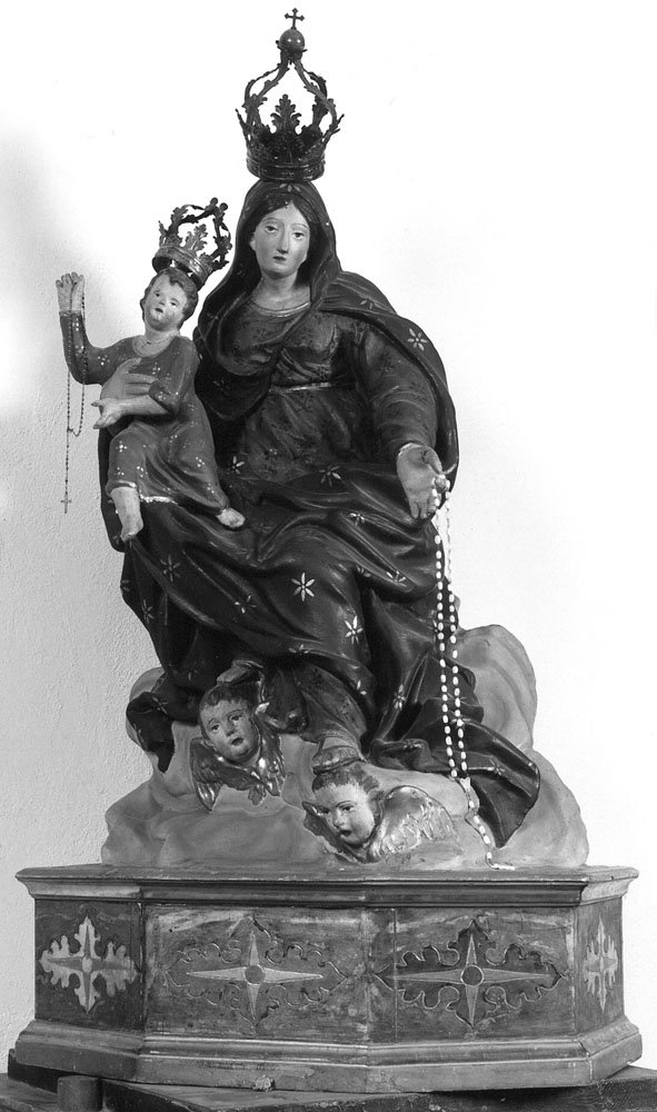 Madonna del Carmine, Madonna con Bambino (statua) - ambito emiliano (prima metà sec. XVIII)