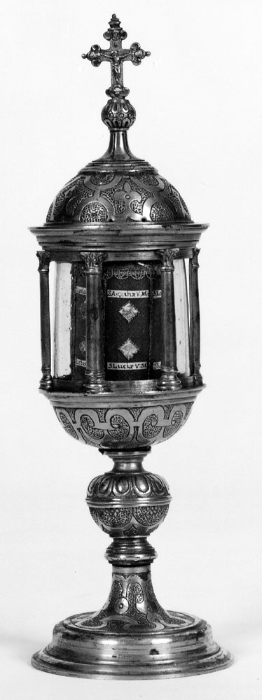 reliquiario architettonico - manifattura emiliana (prima metà sec. XVI)