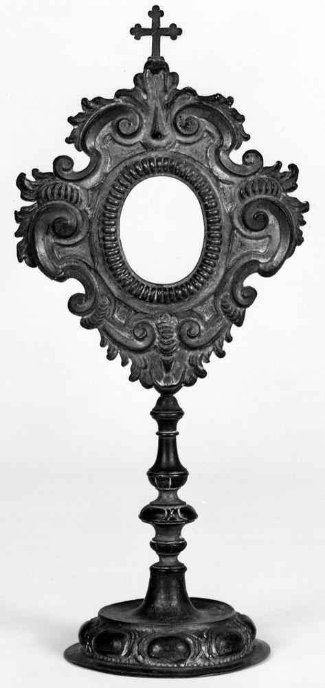 reliquiario - a ostensorio - manifattura emiliana (prima metà sec. XVIII)