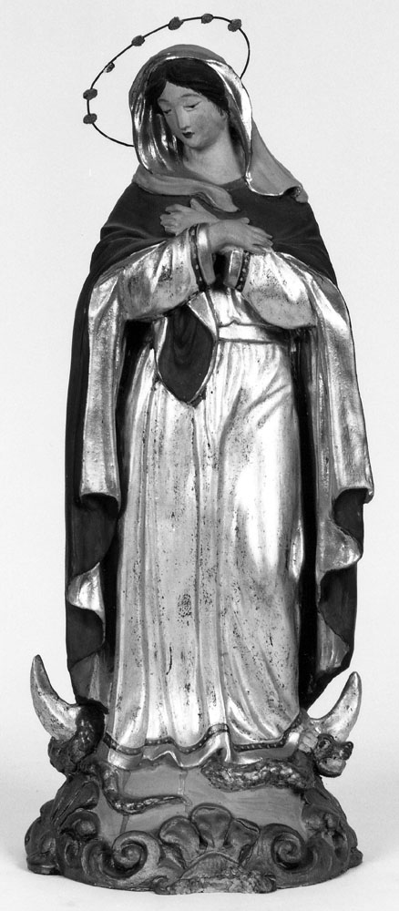 Immacolata concezione (statua) - manifattura emiliana (seconda metà sec. XVIII)