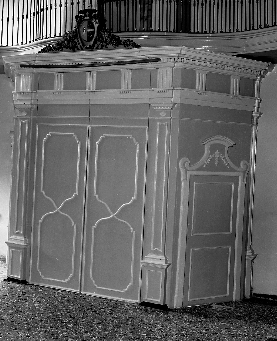 bussola d'ingresso - bottega emiliano-romagnola (sec. XVIII)