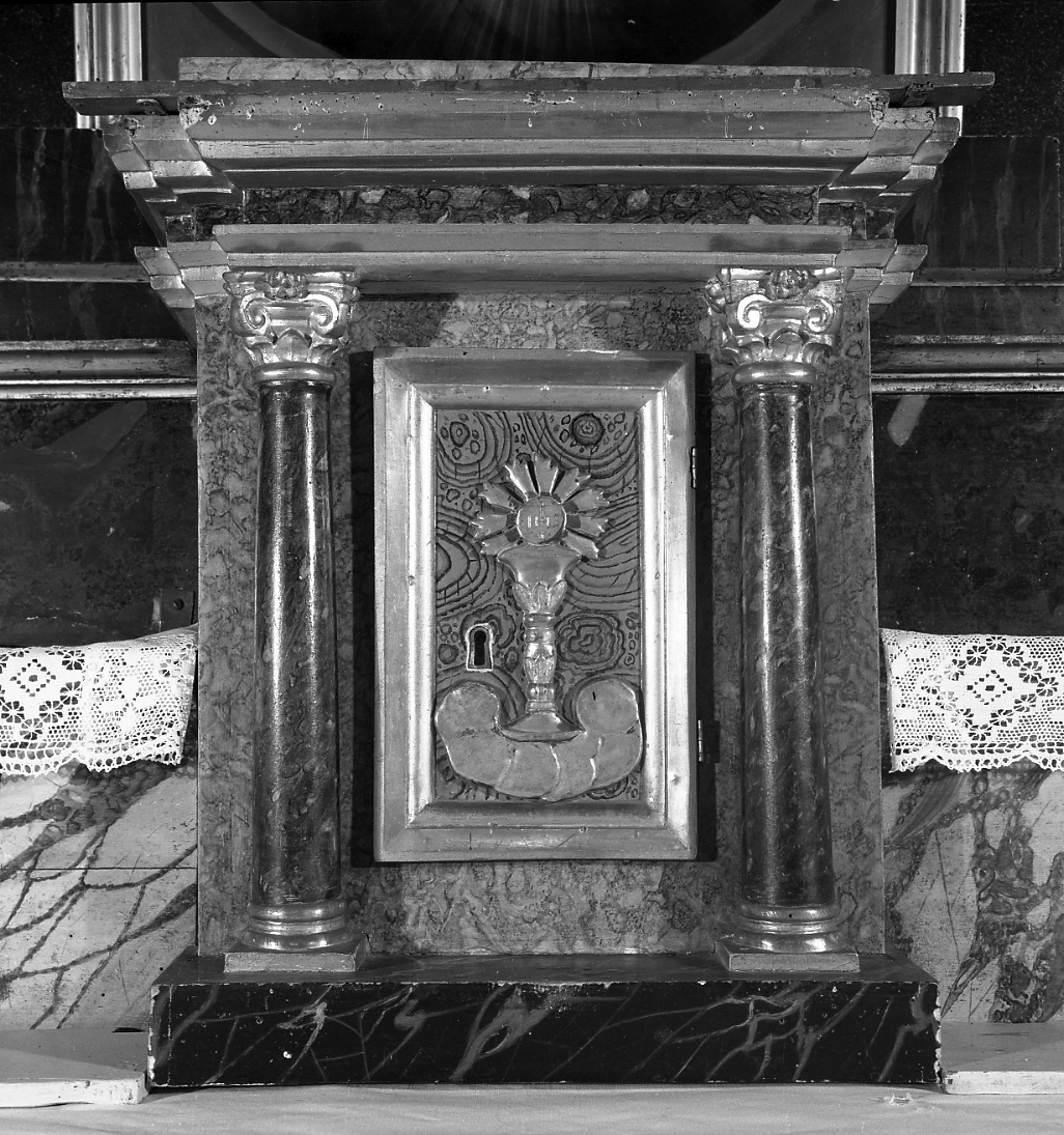 tabernacolo - bottega emiliano-romagnola (fine/inizio secc. XIX/ XX)