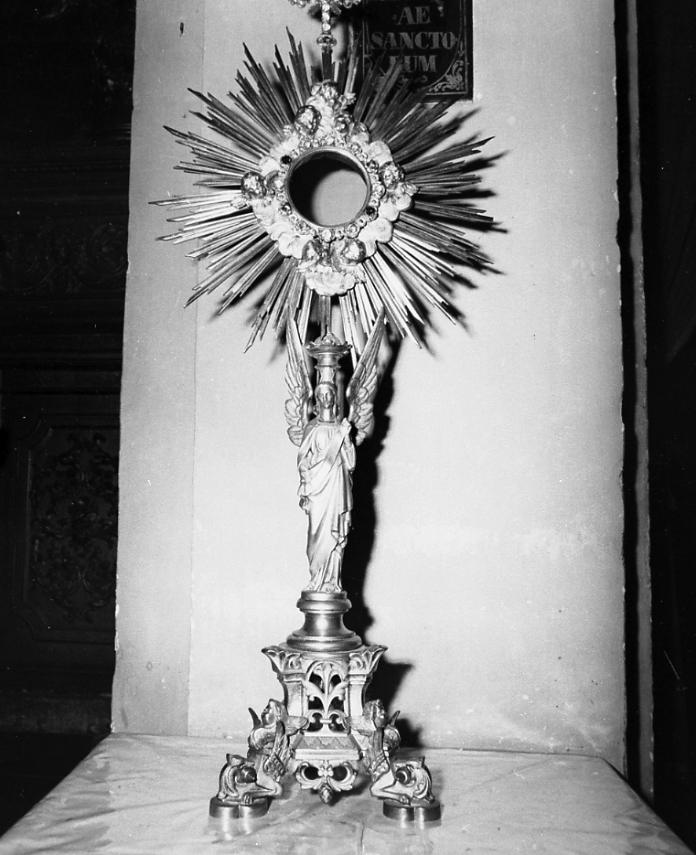 ostensorio - a raggiera - bottega emiliano-romagnola (sec. XIX)