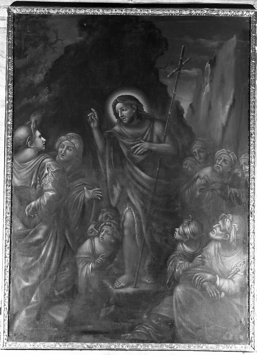 San Giovanni Battista predica nel deserto (dipinto) di Bartolini Giuseppe Maria (sec. XIX)