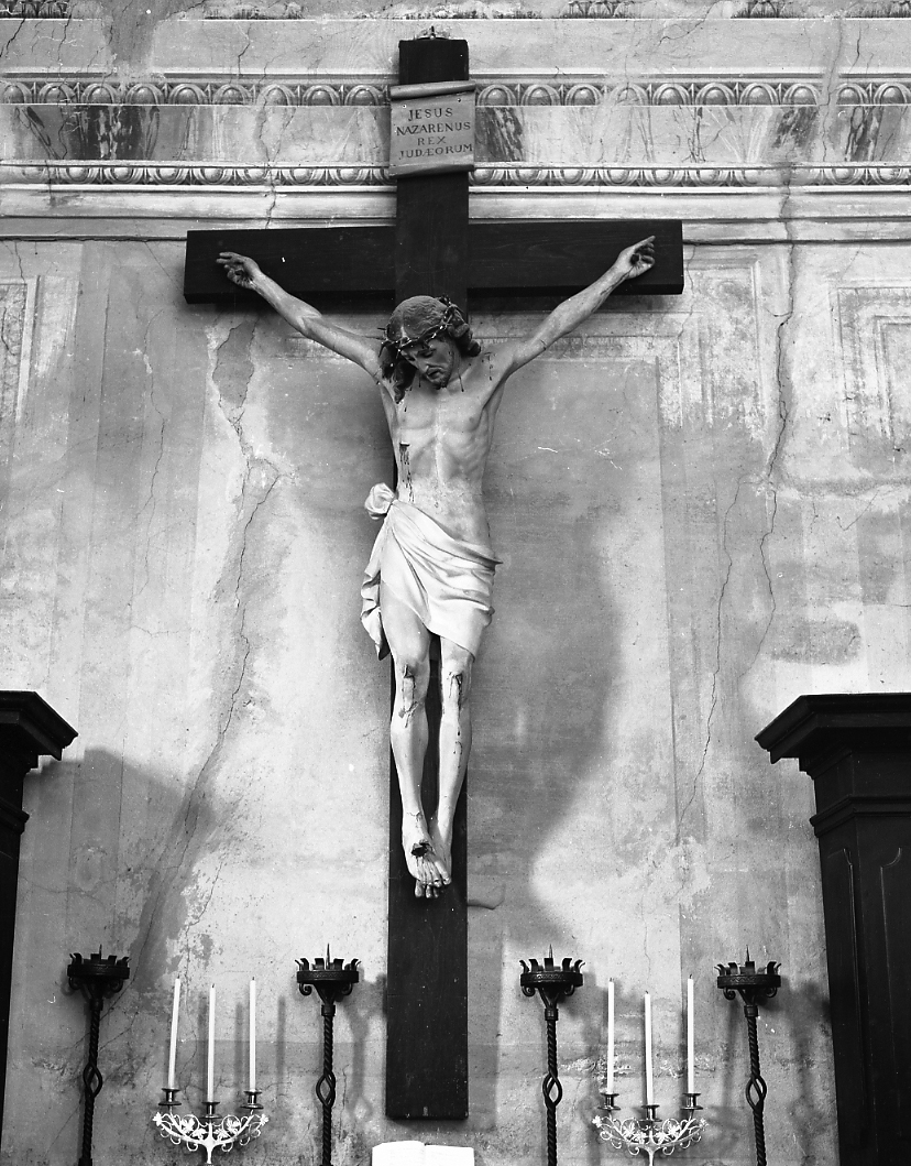 Cristo crocifisso (scultura) - bottega emiliano-romagnola (sec. XIX)