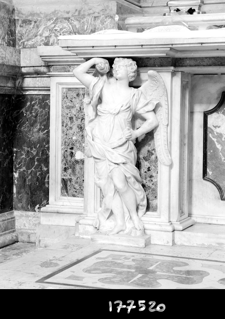 Angelo reggimensa (statua, elemento d'insieme) di Bianchi Giovanni Battista (sec. XVII)