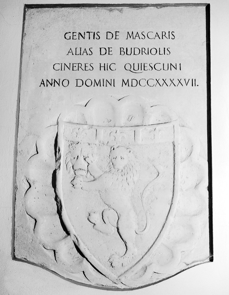 lapide tombale - manifattura bolognese (sec. XVIII)