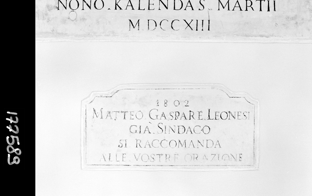 lapide tombale - manifattura bolognese (sec. XIX)