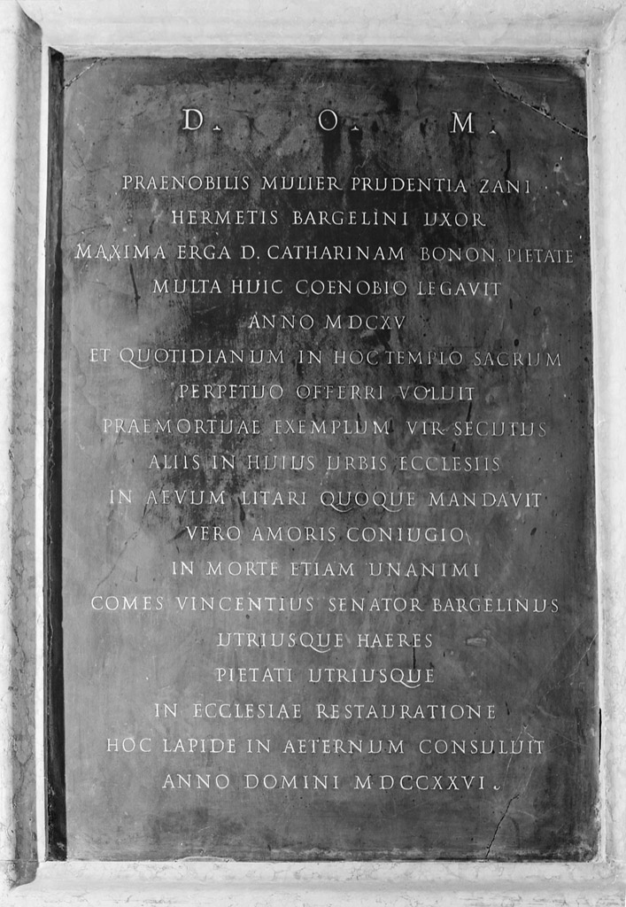 lapide tombale - manifattura bolognese (sec. XVIII)