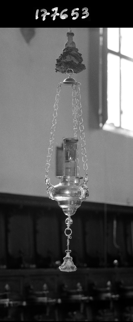 lampada pensile - manifattura emiliana (sec. XVII)