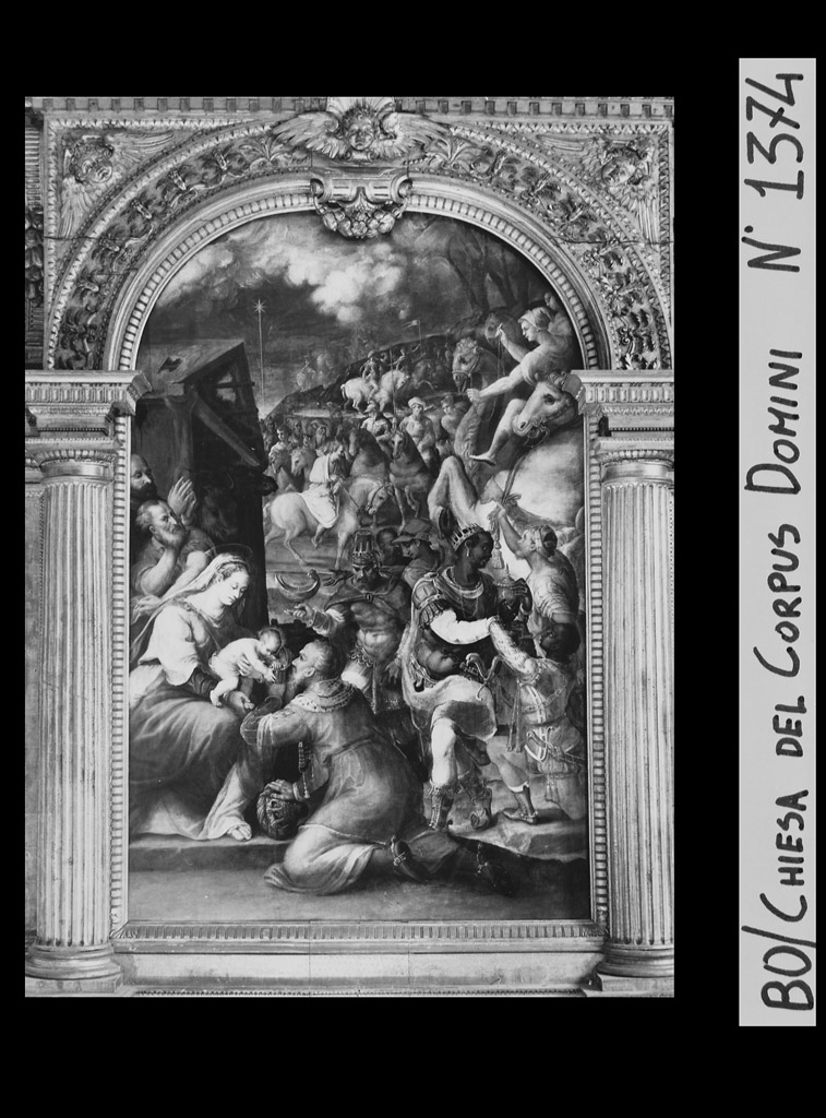 adorazione dei Magi (dipinto) di Fontana Prospero (sec. XVI)