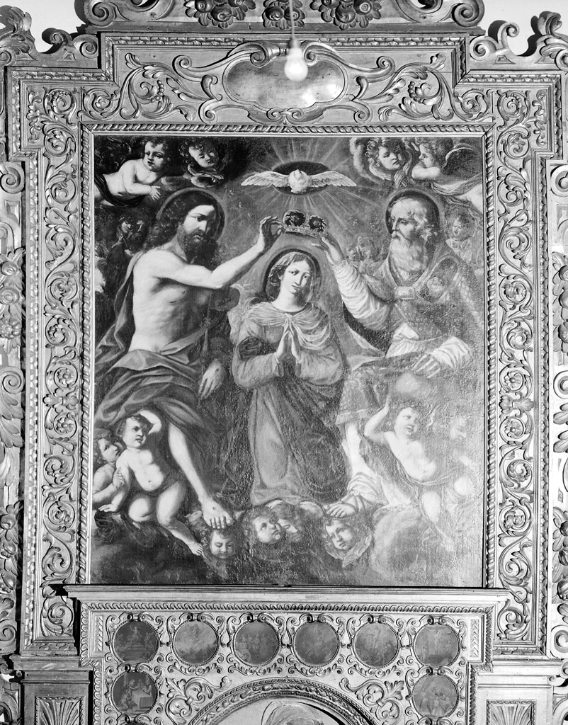 Incoronazione di Maria Vergine (dipinto) - ambito bolognese (prima metà sec. XVII)