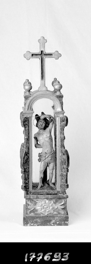 San Sebastiano (statuetta) - manifattura emiliana (secc. XVIII/ XIX)