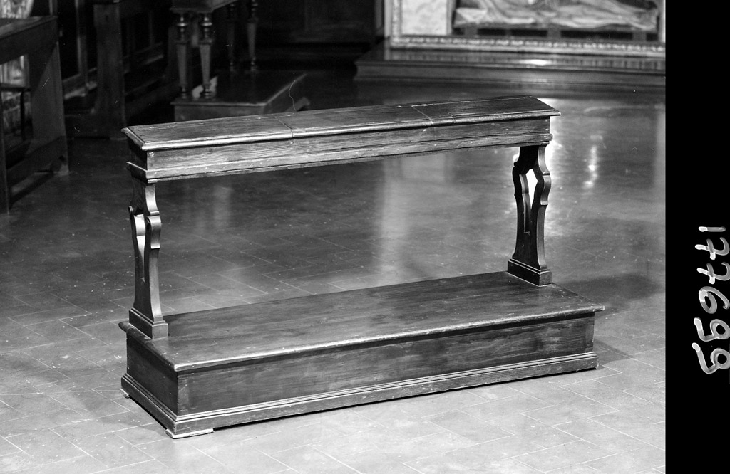 inginocchiatoio - manifattura bolognese (seconda metà sec. XVIII)