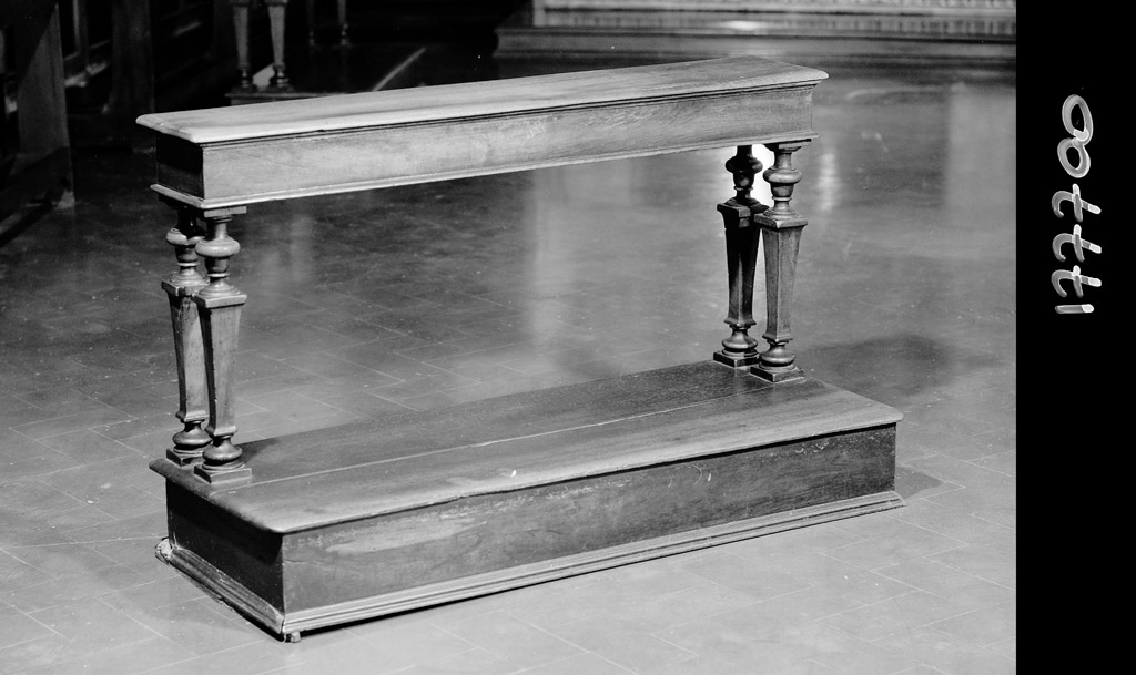 inginocchiatoio - manifattura bolognese (seconda metà sec. XVIII)