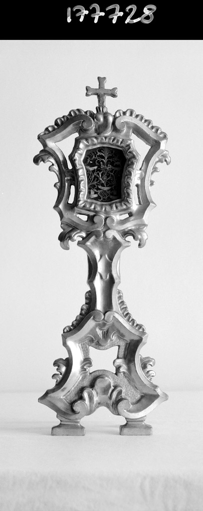 reliquiario - a ostensorio - manifattura emiliana (seconda metà sec. XVIII)