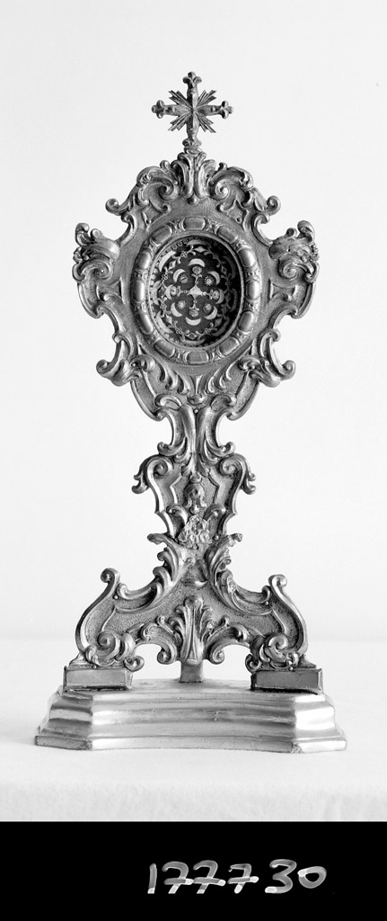 reliquiario - a ostensorio - manifattura emiliana (metà sec. XVIII)