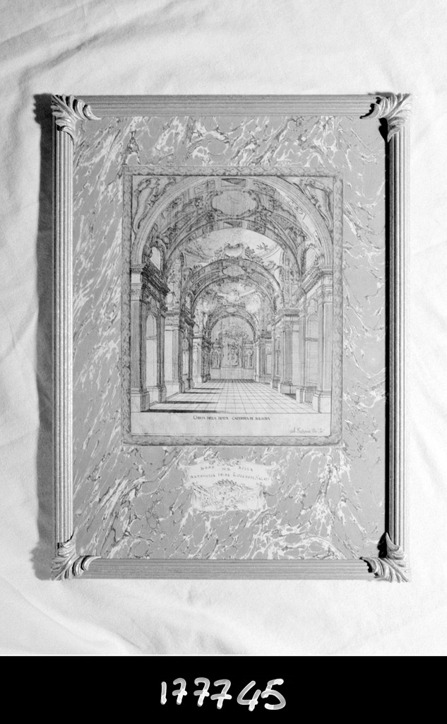 Chiesa della Beata Caterina da Bologna (incisione) - ambito bolognese (sec. XVIII)