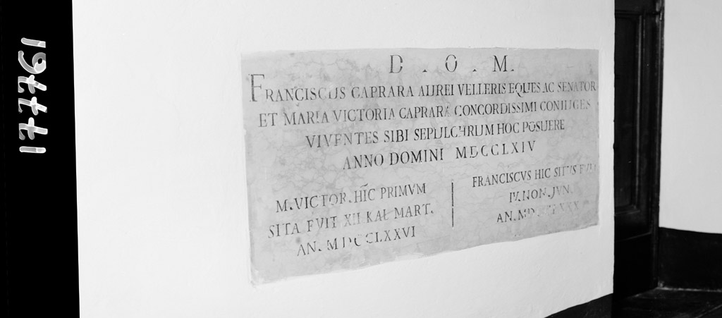 lapide tombale - manifattura emiliana (sec. XVIII)