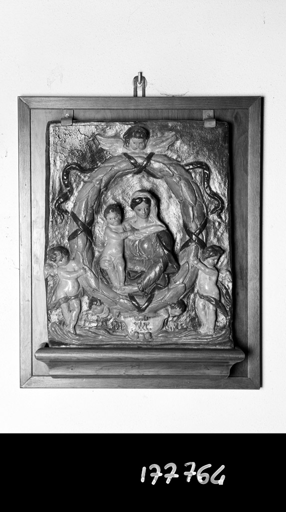 Madonna con Bambino (rilievo) - ambito bolognese (sec. XVII)