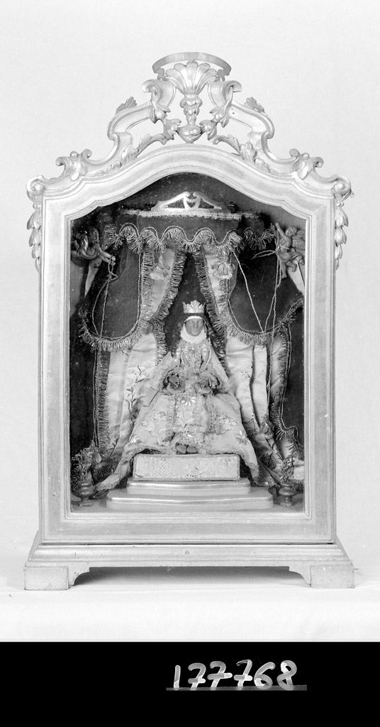 Santa Caterina de' Vigri (statuetta devozionale) - manifattura bolognese (seconda metà sec. XVIII)