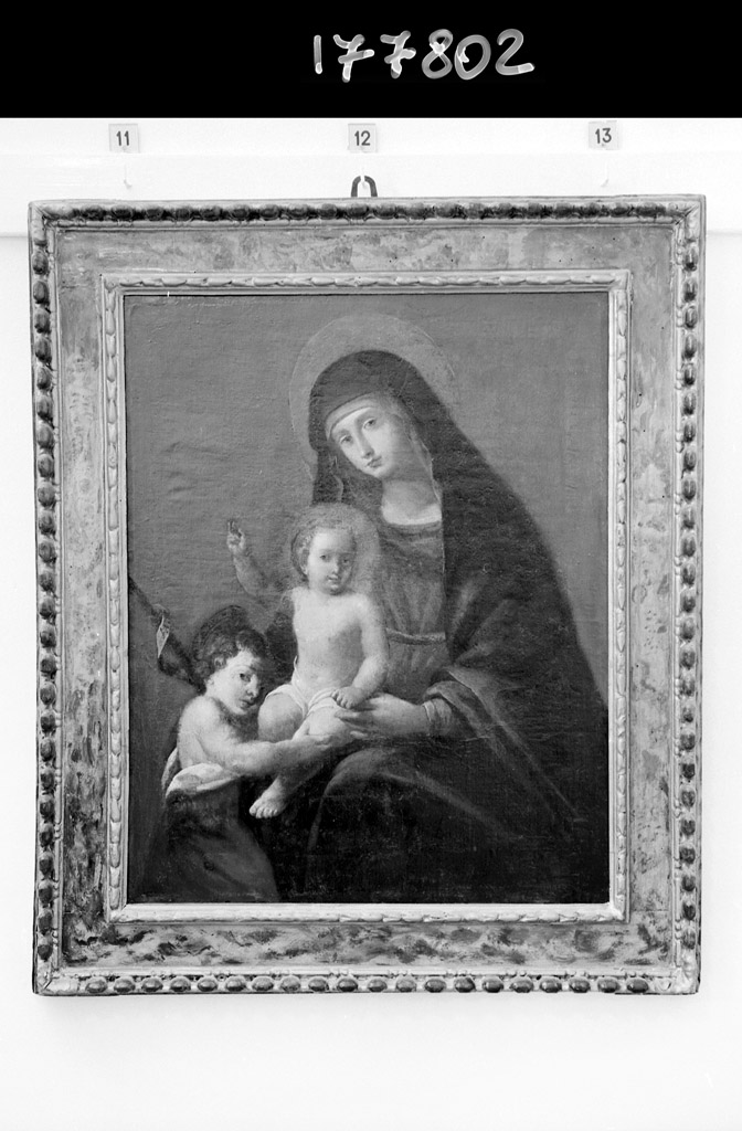 Madonna con Bambino e San Giovannino (dipinto) - ambito bolognese (seconda metà sec. XVIII)