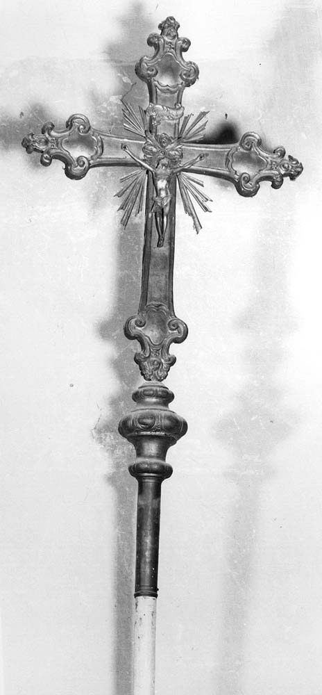 croce processionale - manifattura emiliana (seconda metà sec. XVIII)