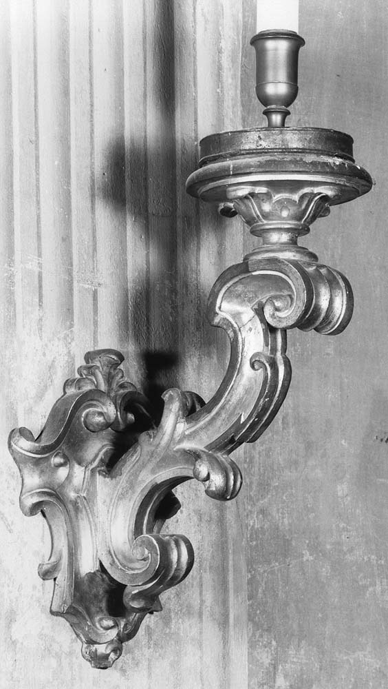 candeliere da parete - manifattura emiliana (seconda metà sec. XVIII)