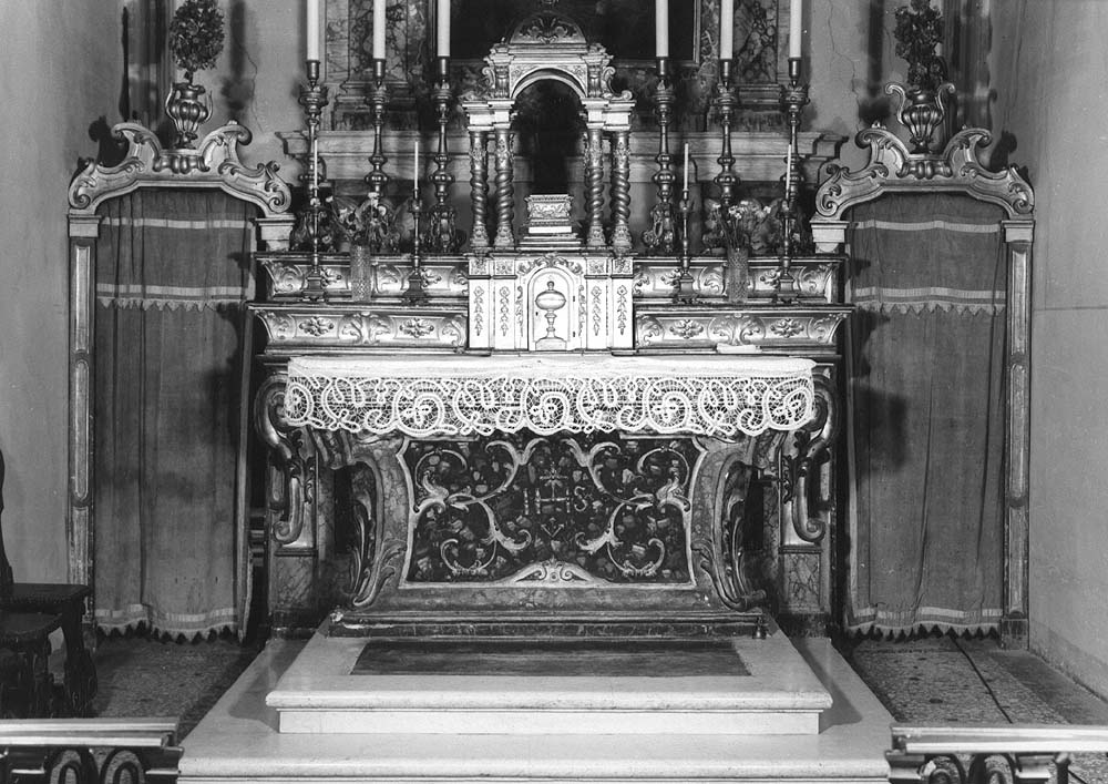 altare maggiore - manifattura emiliana (seconda metà sec. XVIII)