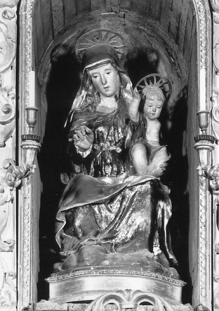 Madonna con Bambino (statua) - manifattura emiliana (sec. XVII)