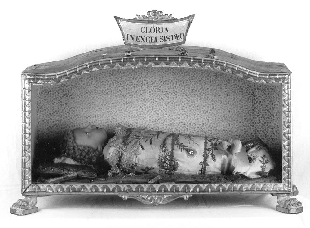 Gesù Bambino (statuetta devozionale) - manifattura emiliana (sec. XIX)