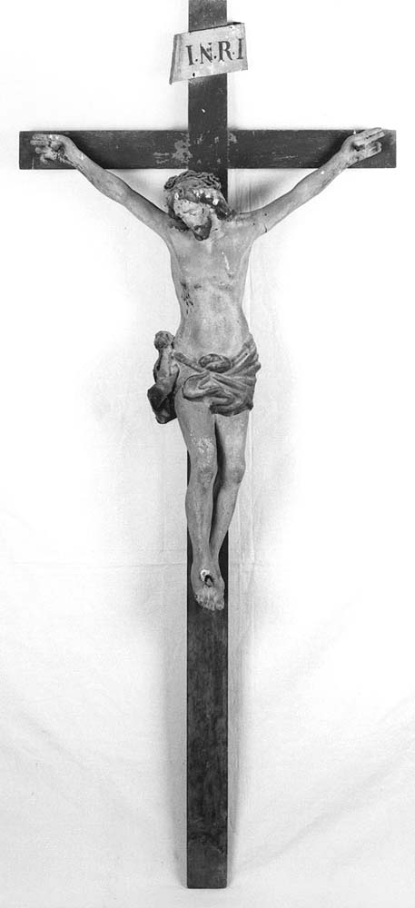 Cristo crocifisso (scultura) - manifattura emiliana (seconda metà sec. XVIII)