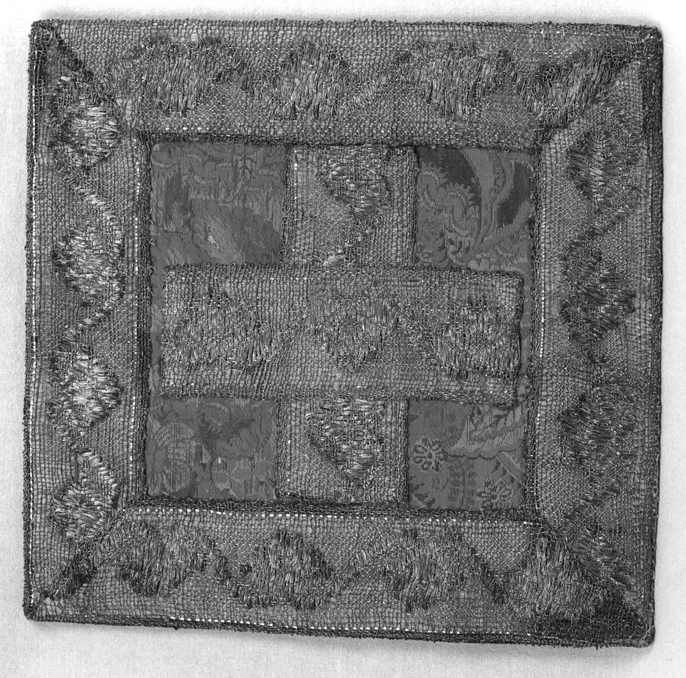 borsa del corporale - manifattura emiliana (seconda metà sec. XVIII)