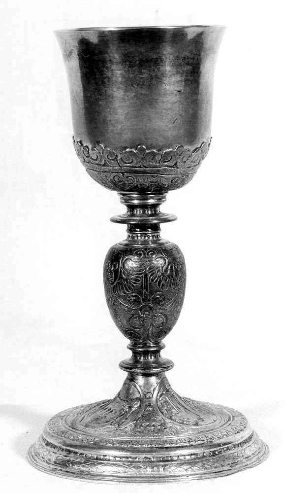 calice - manifattura emiliana (seconda metà sec. XVI)