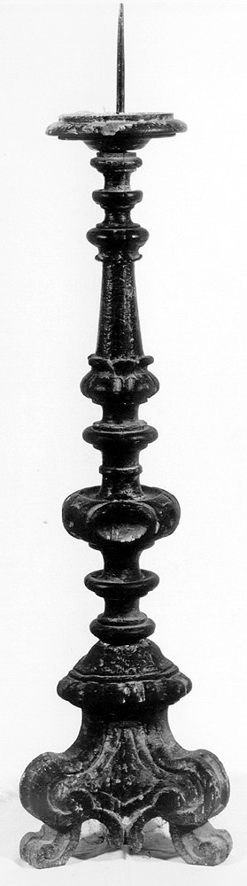 candeliere d'altare - produzione emiliana (sec. XVIII)