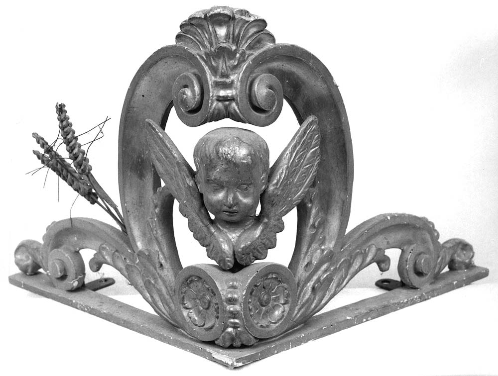 baldacchino processionale, frammento - manifattura emiliana (metà sec. XIX)