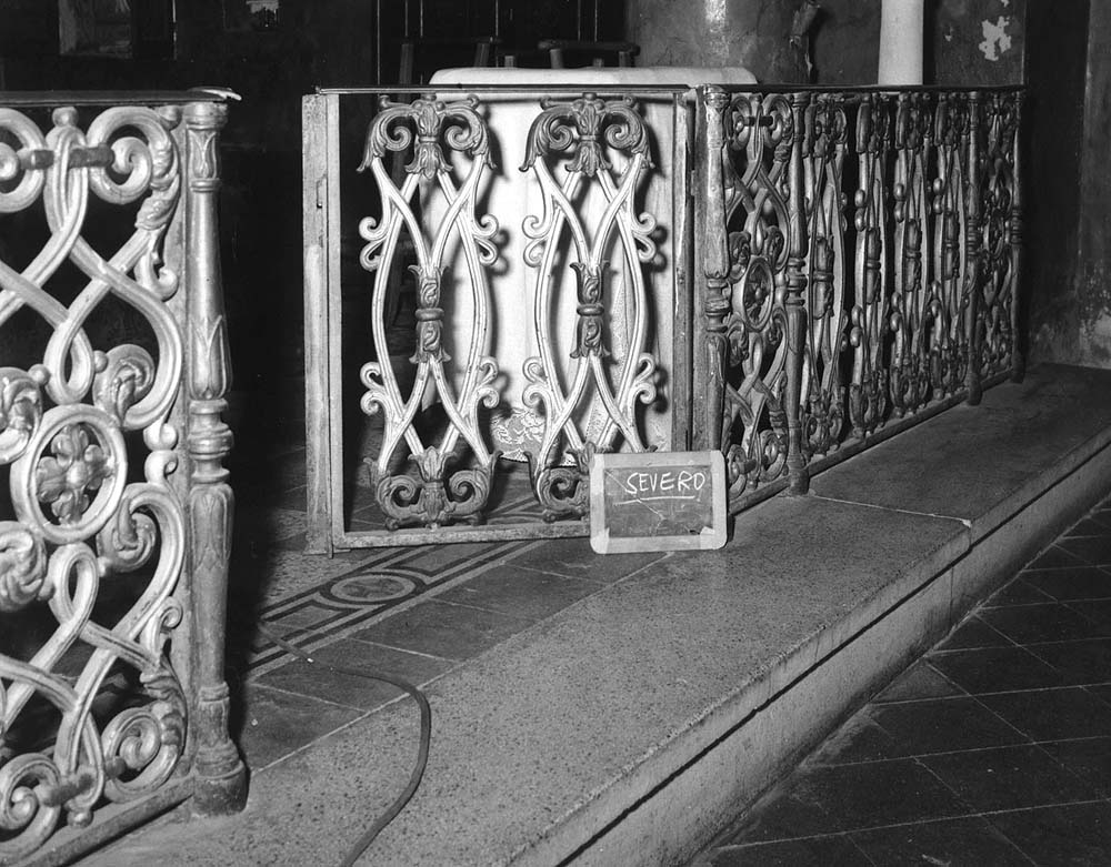 cancello di balaustrata - manifattura emiliana (sec. XIX)