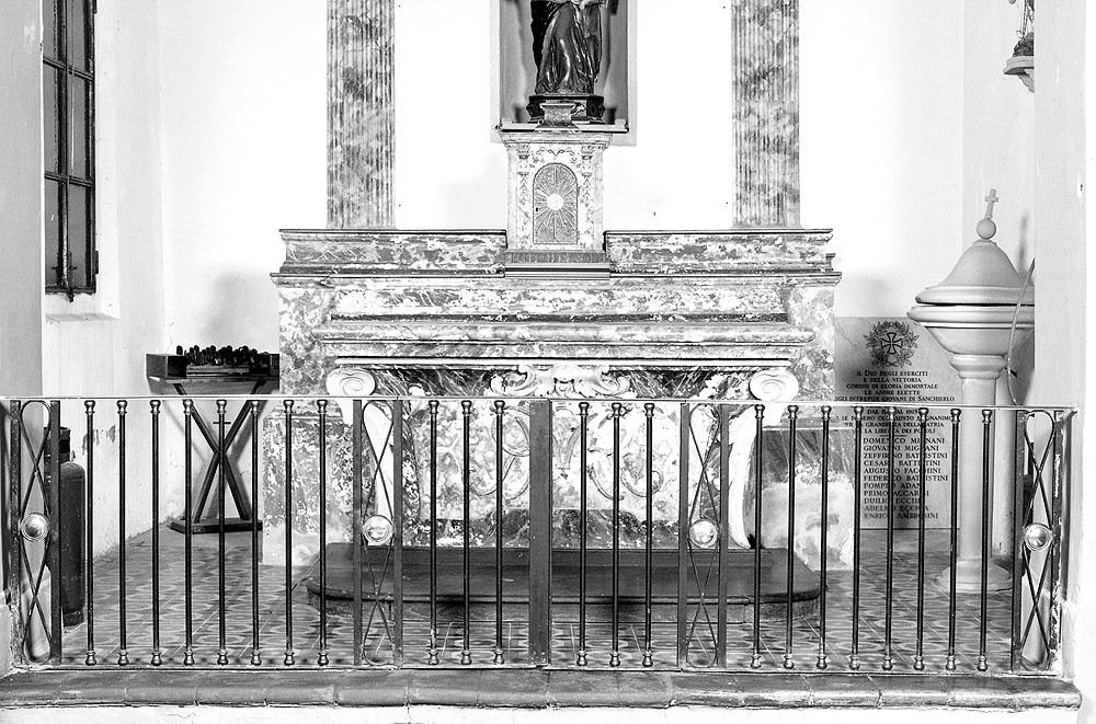 balaustrata - manifattura emiliana (ultimo quarto sec. XIX)