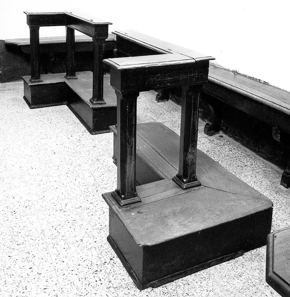 stalli del coro - manifattura emiliana (seconda metà sec. XIX)