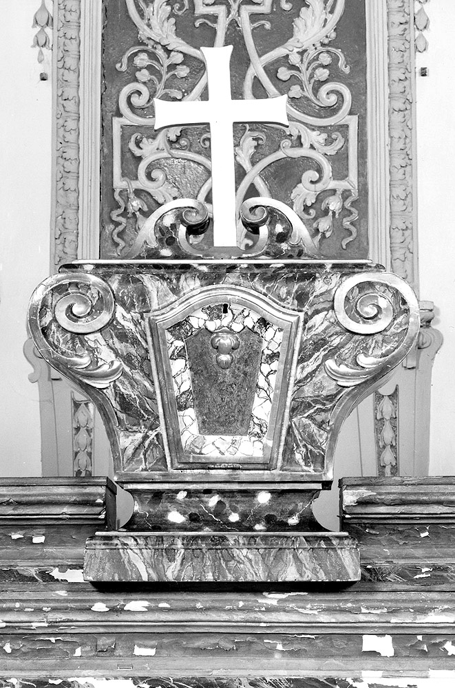 tabernacolo - manifattura emiliana (ultimo quarto sec. XVIII)