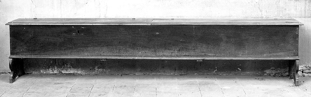 cassapanca - manifattura emiliana (sec. XVIII)