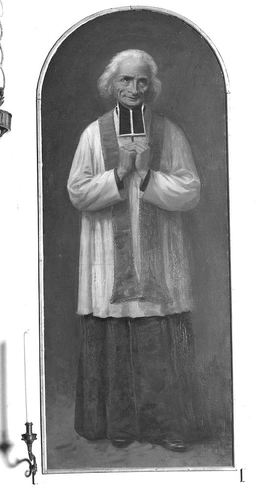 Santo curato d'Ars (dipinto) di Baldi Carlo (prima metà sec. XX)